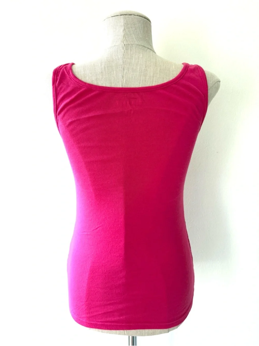 Old Navy Sequin Tank Top Fuchsia Sparkle Shell Party NYE Glam Disco Y2K Small - Picture 5 of 11